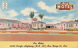 San Diego California ~ As Motel-Pacific Hwy U.S 101~1952 Postcard-
show origi... - £7.97 GBP