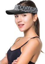 Visor Sun Plain Hat Sports Cap Stretchable Zebra - £6.87 GBP