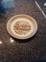 Vintage Royal China Jeanette American Farm Scene Pie Plate 10&quot; Currier &amp; Ives - $14.81