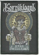 Korpiklaani A Man With A Plan 2017 - Woven Sew On Patch Official Merchandise - £3.97 GBP