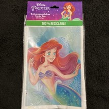 Disney Little Mermaid Party Favor Bags Loot Treat Party Supply 25 Pc Ct ... - £6.69 GBP