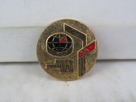 Vintage Hockey Pin - 1971 World Championships Gold Medal Design - Stamped Pin - £15.18 GBP