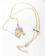 925 STERLING SILVER stamped CHAIN ​​WITH TREE PENDANT  gold colors - BES... - $110.94 CAD
