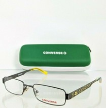 Brand New Authentic Converse Eyeglasses ZAP Gunmetal/Yellow 47mm Frame - $27.61