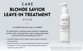 Keune Care Blonde Savior Leave-In Treatment, 4.7 Oz. image 2