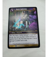 Chain Lightning Wow TCG Azeroth Rare 106/361 - $6.92