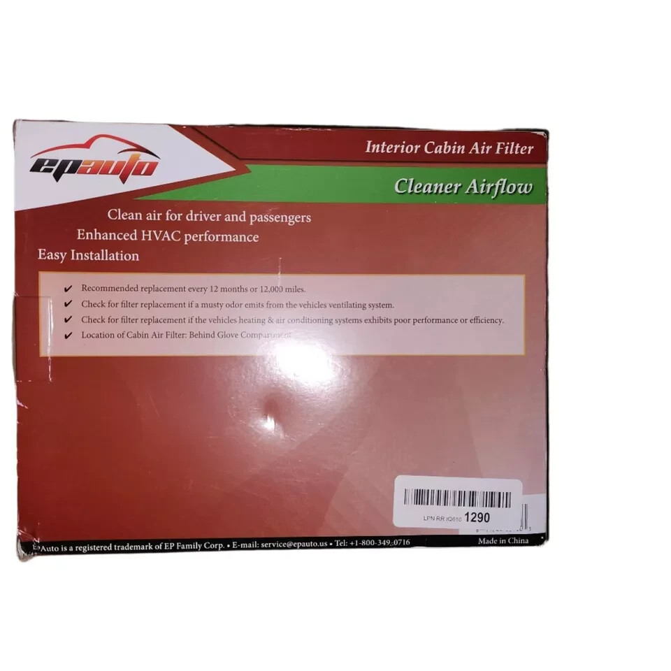 EPAuto CP920 Cabin Air Filter with Activated Carbon - Replacement for CF... - $4.63