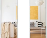 White 14X48-Inch Full-Length Wall Mirrors, Over-Door Mirrors For, 2 Packs. - $103.99