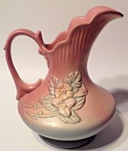 Hull Pottery Pitcher Wildflower Pattern Ewer W11 Vintage Matte - £48.35 GBP