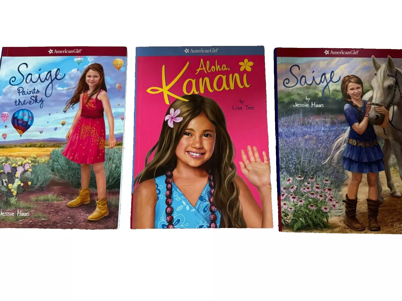American Girl Books: Aloha Kanani, Saige &amp; Saige Paints The Sky Great Co... - $15.99
