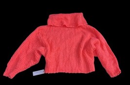 Anthropologie Pilcro Sweater XXSP Petite Rose Pink Turtleneck NWT $118 image 6