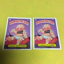 1986 Garbage Pail Kids “clipped Claude” And “staple Gunther” 292a And 29... - £10.23 GBP