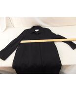 Adult Women&#39;s Linda Allard Ellen Tracy 12 100% Wool Dark Blue Overcoat 3... - €40,79 EUR