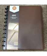 Staples ARC Notebook Customizable Leather Look  Brown - NEW - Business 8... - $552.85 MXN