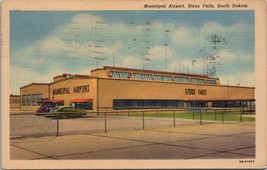 Municipal Airport Sioux Falls SD Postcard PC577 - £3.89 GBP