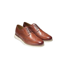 Mens COLE HAAN Shoes OriginalGrand Wingtip Oxford Lace up Comfort C26471 Tan image 2
