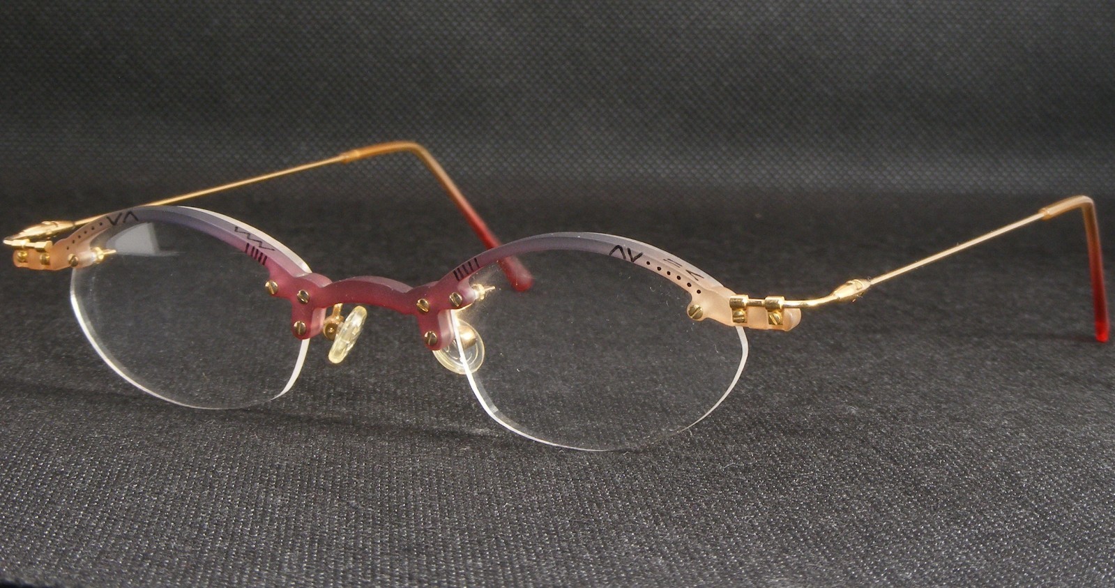 Vintage MCS M4070 Mate Multicolore Unique Rare Lunettes 45-20-143mm Alle... - $115.80