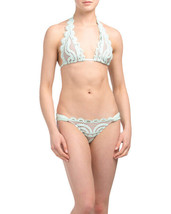 NWT Pily Q PQ Swim Azura Lace Bikini Set Swimsuit Aqua M - £67.26 GBP