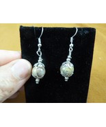 DP1-15a REAL DINOSAUR POOP 10mm bead dangle EARRINGS Utah ancient Dino C... - $317.61 MXN