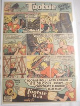 1942 Tootsie Roll Color Cartoon Ad Captain Tootsie Saves Butch - £6.25 GBP