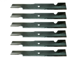Notched High Lift Blades fit Exmark 103-6383 103-6393 103-6398 103-6403 Laser - £57.03 GBP