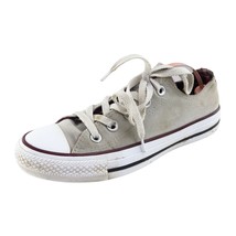 Converse All Star Women Size 6 M Gray Low Top Fabric 555301f - £15.83 GBP