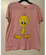 Looney Tunes Pink Tweety Bird Tee  XL Fits Like A Large Tshirt - $201.14 MXN