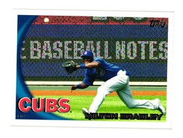 2010 Topps #306 Milton Bradley Chicago Cubs - $2.00