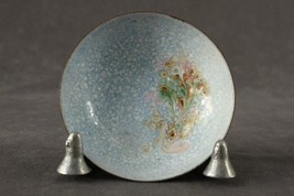Copper Brass Enamel 3.25" Trinket Bowl Chilena Artesania SIGNED Venegas ... - $20.58