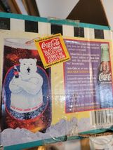 6 Coca Cola Indiana 16 oz Polar Bear Glasses with "Attitude Bear" design image 5