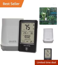 Customizable Wireless Rain Gauge with LCD Display and Rainfall Alerts - ... - $87.07