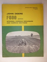 John Deere F500 Series Integral Harrow Drawbars Harrow Sections Operators Manual - £12.60 GBP