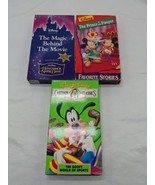 Lot Of (3) Disney VHS Tapes Goofy Mickey Mouse - $12.03