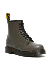 P-1448953 New Dr. Martens Khaki Grey 1460 Bex Leather Platform Boots Siz... - £116.29 GBP