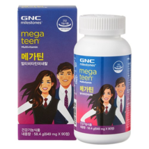 GNC Mega teen Multi-Vitamin & Mineral 58.4g (649mg x 90 tablets) - $55.83