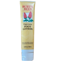 Burt&#39;s Bees Peppermint Foot Lotion 99% Natural 3.38 fl.oz New - £14.20 GBP