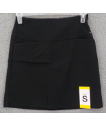 S.C. &amp; CO. Skort SZ S Black 360 Degree Tummy Control Pockets Stretch Bac... - £14.20 GBP