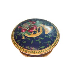 Mikasa Holiday Music Christmas Covered Candy Dish No chips 5&quot; across2&quot; high - €9,02 EUR