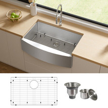 Farmhouse Sink 30 inches Stainless Steel Apron Sinks 16 Gauge 3PCS - £216.76 GBP