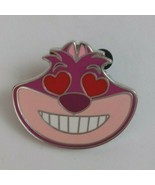 Disney Alice in Wonderland Cheshire Cat Emoji Love Heart Eyes Trading Pin - £3.26 GBP