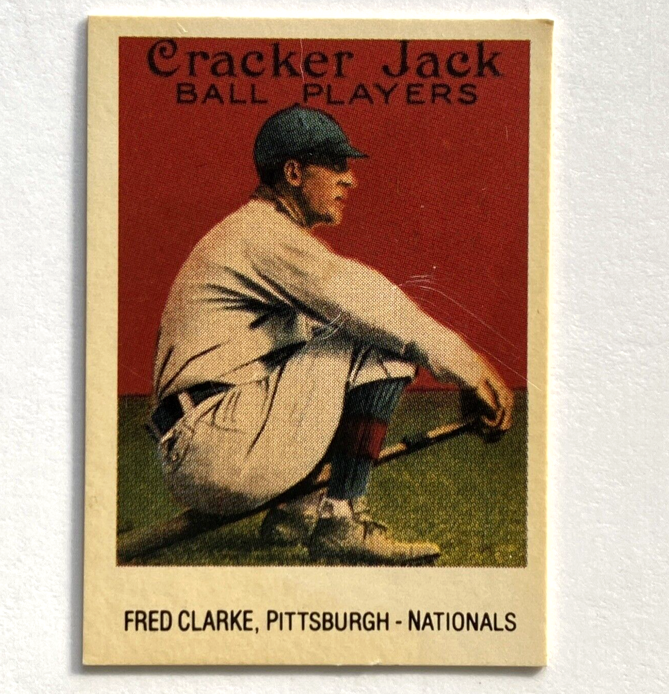 Primary image for Fred Clarke 1915 Cracker Jack Card #70 Reprint  13 / 24 Pittsburgh National 1993