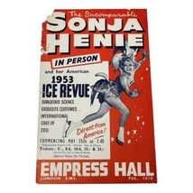 Sonja Henie In Person American Review 1953 Ice Show Flyer Poster Empress UK - £55.44 GBP