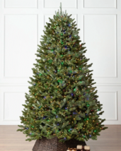 GE-7.5 ft Just Cut Balsam Fir Pre-Lit Christmas Tree 800 CO Multi-Lights - $148.45