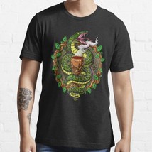  Psychedelic Ayahuasca Snake Black Men Classic T-Shirt - £12.90 GBP