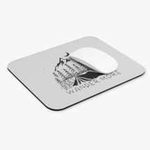 Wander More Mouse Pad - Adventure Camping Illustration - £10.48 GBP