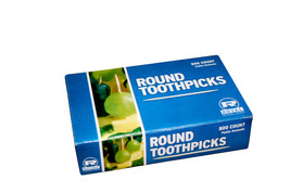 Royal Round Wood Wooden Toothpicks (800 Ct Box) - £5.49 GBP
