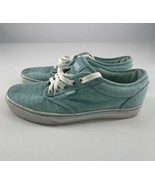 Vans Off the Wall Sneakers Womens Size 9 Teal Blue Lace Up Casual Comfor... - $17.60