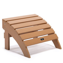 Adirondack Ottoman Footstool All-Weather and Fade-Resistant Plastic Wood - £67.67 GBP