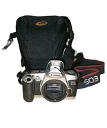 Canon EOS-Rebel G 35mm SLR Film Camera Body, Strap, And Carrying Case Works - $41.04 CAD