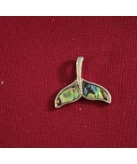 Paua Abalone Shell Whale Tail Flukes Pendant New Zealand - €16,95 EUR